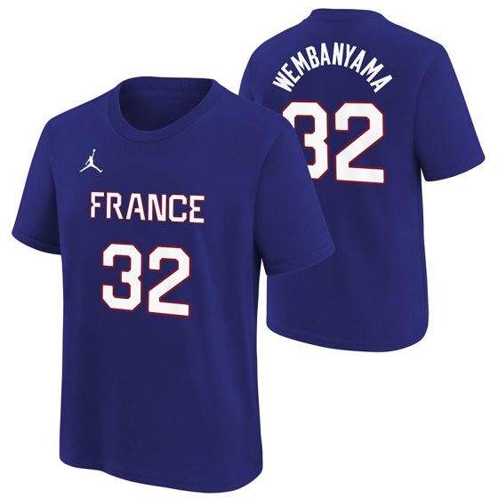 France-Wembanyama Jr i gruppen BASKETKLDER / JUNIOR BASKETKLDER  / T-Shirts hos 2WIN BASKETBUTIK (EYGB7NBC5-FRAVW-ROY)