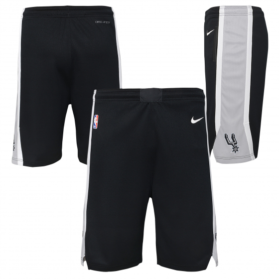 Spurs Swingman Shorts Jr i gruppen BASKETKLDER / JUNIOR BASKETKLDER  / Shorts hos 2WIN BASKETBUTIK (EZ2B7BXQLOO-SPU)