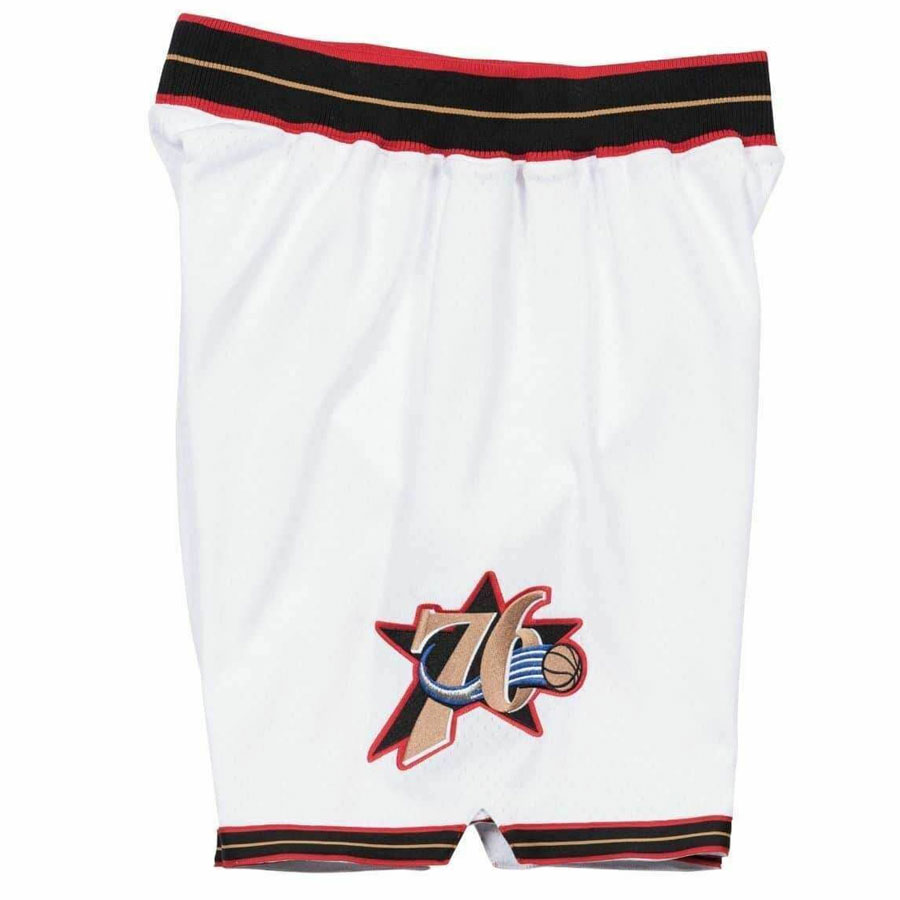 black sixers shorts