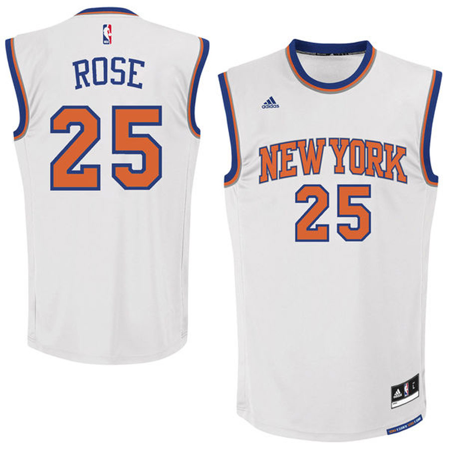 derrick rose new york knicks jersey